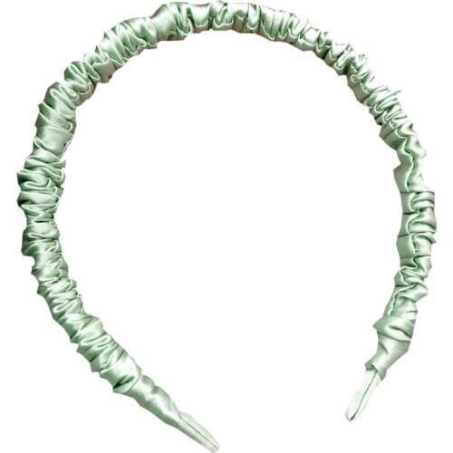 Free shipping fashion women pure silk headwear girls headbands ladys hair accessories