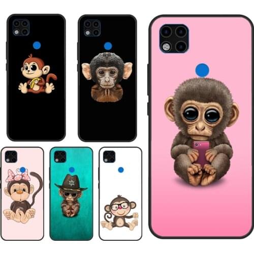 Monkey Gorilla Ape Baby Phone Case For Xiaomi Redmi Note 10 9 Pro 8T 9S 7A 8A 9A 9C 9T K40 Redmi Note 8 Pro Cover
