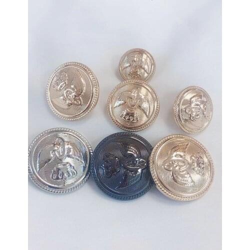 New fashion craft button 10pcs/lot gold button zinc alloy decorative buttons British style button