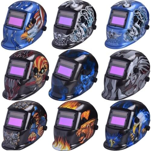 Auto Darkening Adjustable Range MIG MMA Electric Welding Mask Helmet Welding Lens for Welding Machine