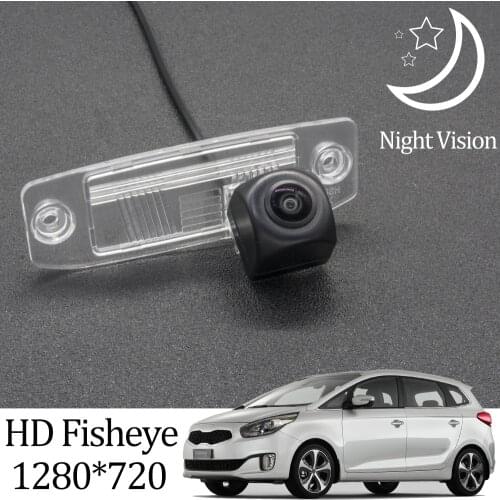 Owtosin HD 1280*720 Fisheye Rear View Camera For Kia Carens/Rondo RP 2013 2014 2015 2016 2017 2018 Car Reverse Parking Monitor