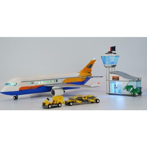 JOY MAGS Only Led Light Kit For 60262 Passenger Plane , (NOT Include Model)