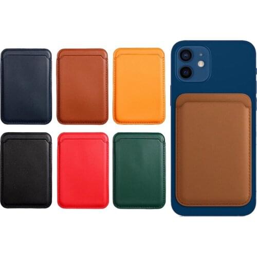 IPhone 12 Pro Max Magnetic Back Sticker Mobile Phone Accessories Card Holder Business Pickup IPhone12 Pro Max Pu Card Holder