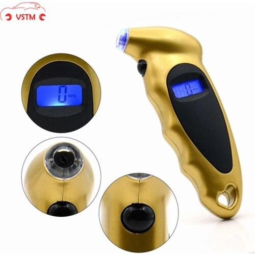 Tire Pressure Gauge For Car Bicycle Bike With LCD Display Digital 0-150PSI Tyre Air Pressure Gauge Meter Manometer