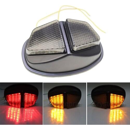 Motorcycle Rear Tail Light Brake Turn Signals Integrated LED Light Lamp For Triumph Daytona 600 2004-2005