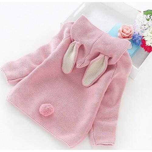 2020 New Girls' Sweaters Cotton Children Clothing 2-5 Years Children Sweaters 8016