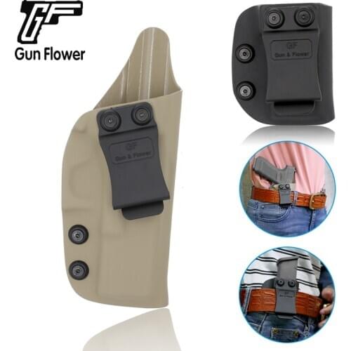 Gun&Flower G19/23/32 Pistol Kydex Holster for Glock Accessories Single Stack Magazine Holder