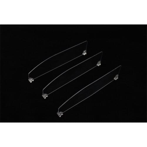 Shelf Dividers Plastic Supermarket Retail Display accessories PS Transparent Assembly