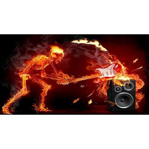 Towel Skull Music Printing Microfiber Beach Towel Halloween Handdoke serviette de plage toalha Travel Drying Shower Bath Towels