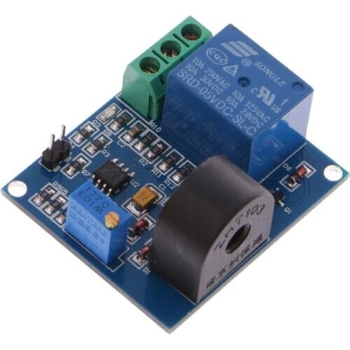 5A Overcurrent Protection Relay Module AC Current Detection Board 12V/5V Relay Switch Output