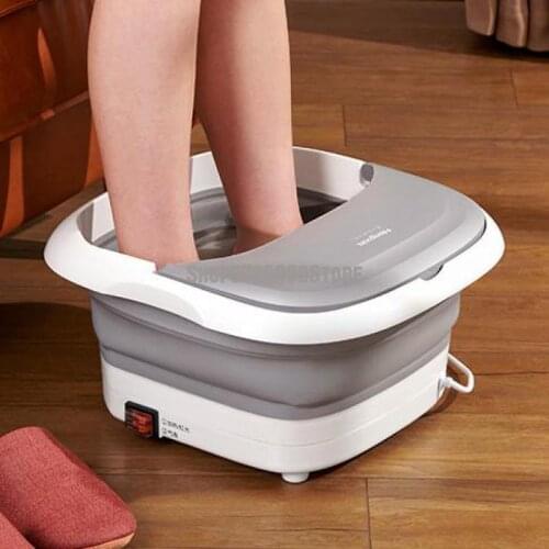 Foldable Foot Bucket Household Massage Foot Basin Electric Heating Constant Temperature Foot Bath