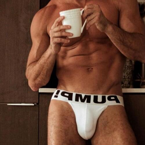 1Pcs Cotton Comfortable Gay Sexy Underwear Man Jockstrap Men Popular Stringi Men Thong And G String Mens Panties For Men