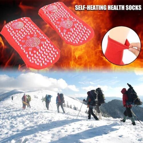 Tourmaline Self Heated Socks Winter Magnetic Therapy Warm Healthy Sock Women Men Help Warm Cold Feet Comfortable Dropshipping