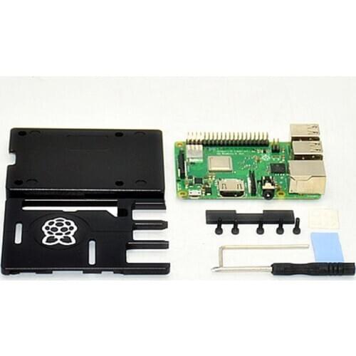 Ultrathin 14mm Fast Cooling Aluminum Metal Case Protector Shell for Raspberry Pi 3 B