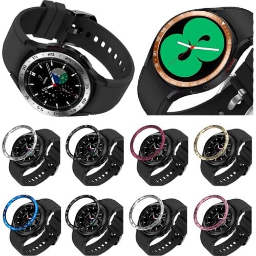 Stainless Steel Bezel Ring Styling Frame For Samsung Galaxy Watch 4 Classic 42mm 46mm Protector Ring Case Cover