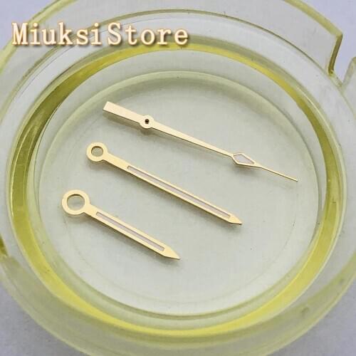 Gold luminous watch hands suitable for Miyota 8205/8215/821A Mingzhu DG2813 3804 Seagull ST1612 movement