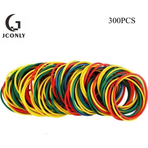 Hot Sale 300pcs Tattoo Mixed Color Rubber Bands Ring Rubber Tattoo Accessories for Tattoo Machine Gun Tattoo Supplies