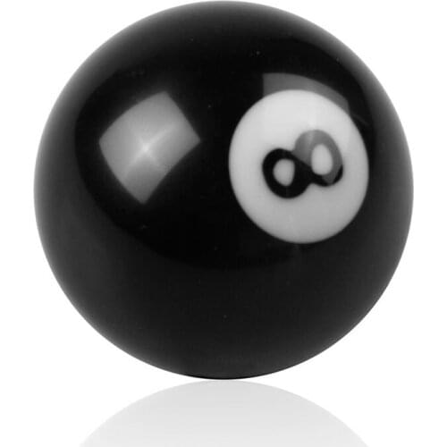 Black 8 Eight Pool Billiard Ball Gear Knob Shift Adapter Universal Vehicle Shifter Lever Head Auto Accessories