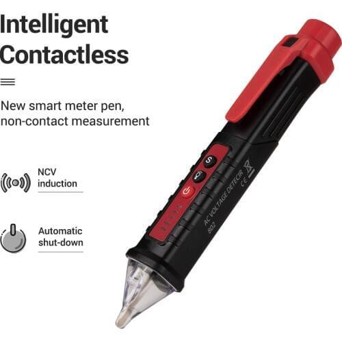 New Digital insulated AC Voltage Detectors Non-Contact Tester Pen Tester Meter Volt Current Electric Test Pencil