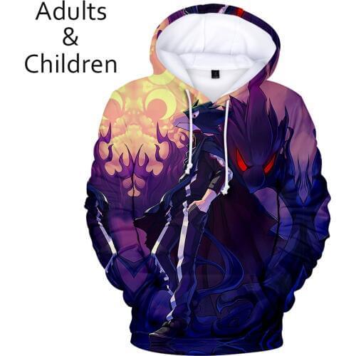 My Hero Academia Childrens Harajuku 3D Casual Hoodie Mens Womens New Products Comfortable Kids Hooded Autumn Sweatshirt Tops