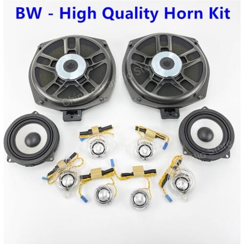 4.5inch Midrange Horn Tweeters For BMW X1 F48 X2 F39 X3 X4 Mini F60 F54 3GT F34 Series Auto Speakers In the car 8 Inch Subwoofer