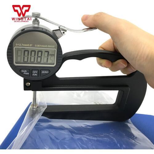 0-10mm BY03 Electronic Micrometer Digital Thickness Meter Gauge For Paper,Leather,Plastic Film Thickness Measuring Tool