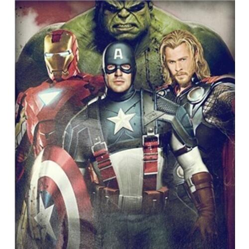 Painting By Numbers DIY Dropshipping Big size Film and television captain Figure Acrylic House Decoration Art picture Gift