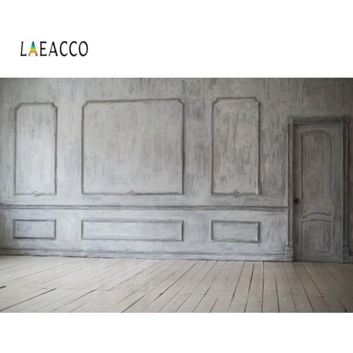 Laeacco Old Vintage Chic Wall Wooden Floor Door Child Party Portrait Photo Backgrounds Photographic Backdrops For Photo Studio