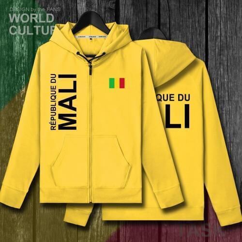 Republic of Mali MLI Malian ML mens fleeces hoodies winter jacket men jackets and coats casual nation country tracksuit clothes