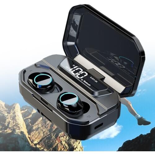 True Wireless Earbuds Portable Sports Earphone Bluetooth Earphones Great For Running Walking Jogging Hiking Clear Stereo Bass