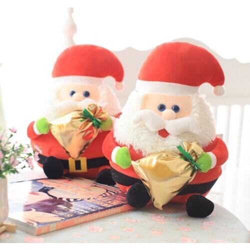 Very Lovely sprout More Beautiful Plush Toy Santa Claus Plush Doll Toys Activity Gift Decoration