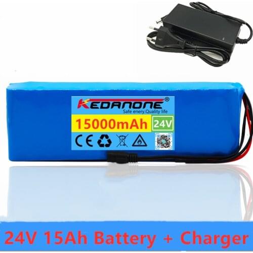 Original 7S4P 24v li ion Battery pack 29.4v 15Ah electric bicycle motor ebike scooter 18650 lithium rechargeable batteries 15Ah