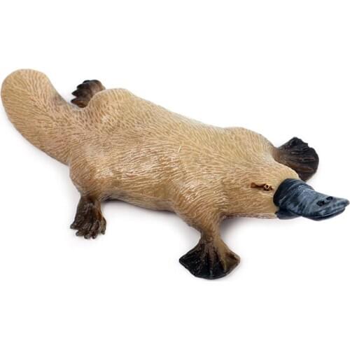 Realistic Figurine Model Toys Realistic Platypus Animal Figurine Sculpture Model Desktop Home Decor Kids Toy Gift