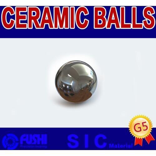SIC Ceramic balls 1.588 2.381 3 3.175 3.969 4 4.763 5 5.953 6 ( 10 PC) Silicon Carbide G5 Precision Ball