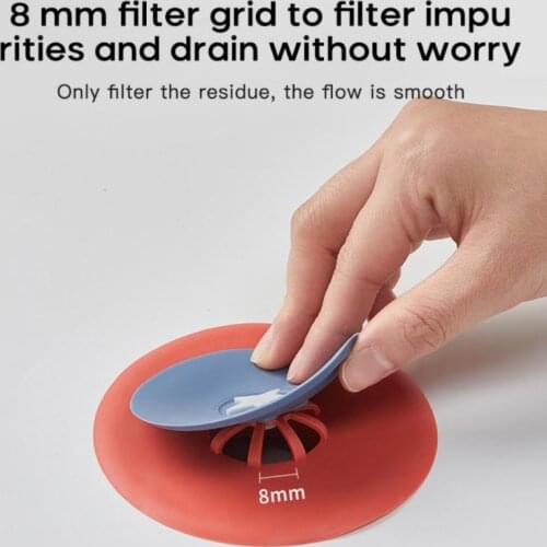 Kitchen Sink Strainer Water Stopper Bathroom Accessories Products Drain Plug Shower Filter Bathroom Accessory Basin Hair Catcher