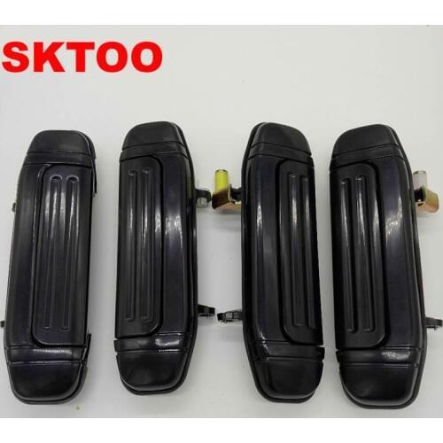 SKTOO A Set/4PCS Door Handle Plating for Mitsubishi Montero Pajero V46 V31 V32 V33 6470 6473 2030 parts (Plating on Plastics)