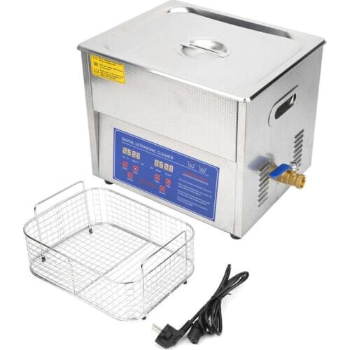 Ultrasonic Cleaner 10L Digital Display Ultra Tank Bath Cleaning Heater