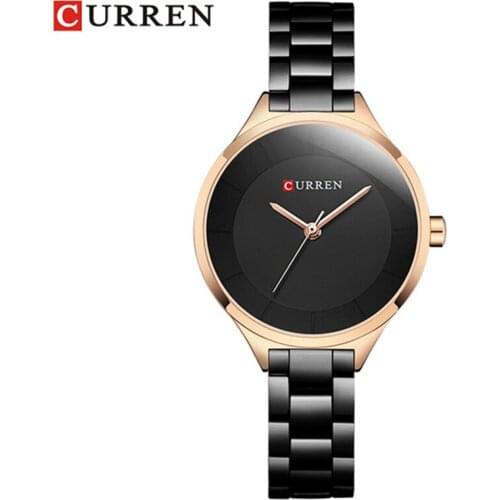 CURREN Rose Gold Watch Women Watches Stainless Steel Ladies Womens Watch Women 2020 Luxury Gold Color Fashion Relogio Feminino