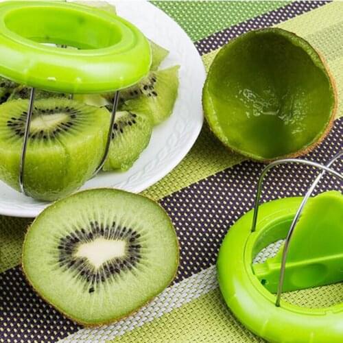 1Pc Mini Fruit Kiwi Cutter Peeler Slicer Kitchen Gadgets Tools Kiwi peeling tools For Pitaya Green