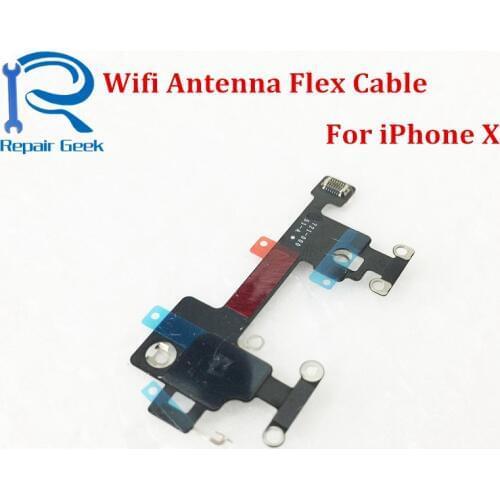 10pcs/Lot New High Quality Antenna WiFi Ribbon Flex Cable Signal Net Work Connector For iPhone X Replacement Repair Parts