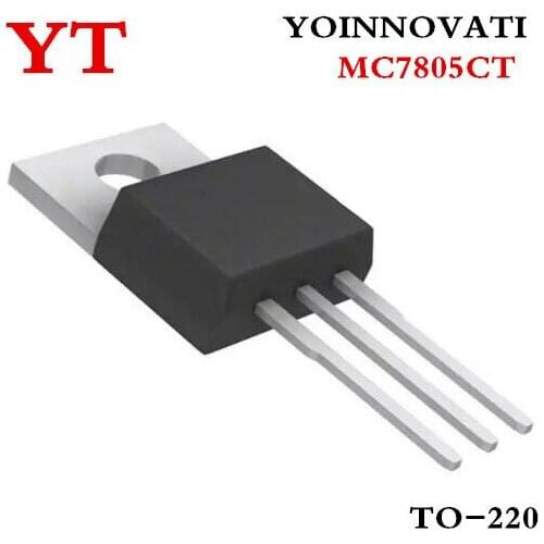 100pcs MC7805 MC7805CT Voltage Regulator TO-220 Best quality
