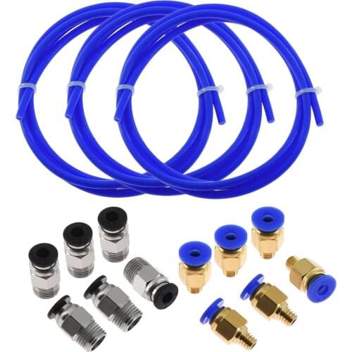 3D Printer parts 1M ptfe tube pipe connectors j-head hotend ID 1.9mm OD 4mm Cloned Capricornus Tube for Ender 3 CR10