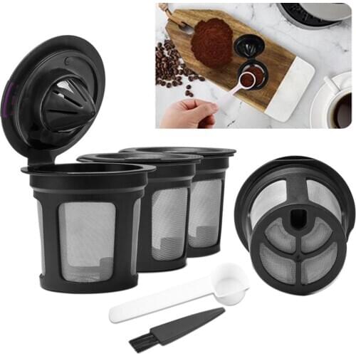 6Pcs Reusable Coffee Capsule Cups Refillable Filter Accessories for Keurig K Cup nespresso capsuleholder nespresso capsuleholder