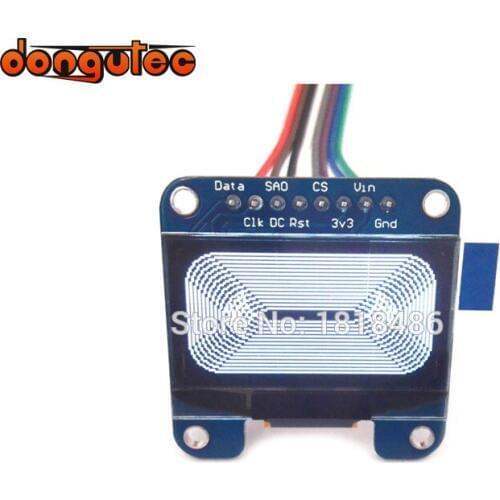 1.3" SSD1306 128x64 I2C/SPI OLED Module White Graphic Display Monochrome