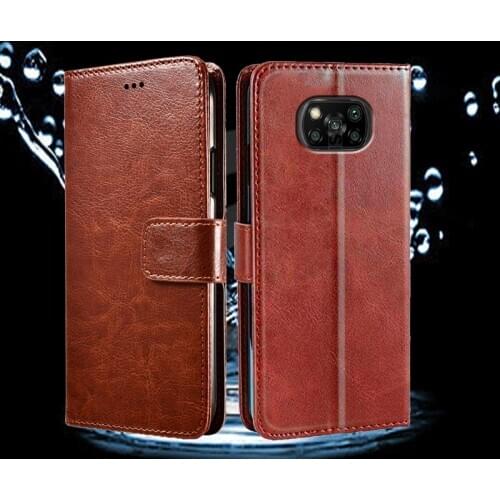 For Xiaomi POCO X3 NFC Case Flip Wallet Business Leather Capa Phone Case for Mi POCO X3 Cover Fundas Phone Accessories Cover