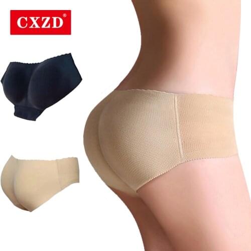 CXZD Women Sexy Butt Lifter Hip Up Padded Enhancer Shaper Soft Underwear Panties Low Waist Seamless bottom Female Panties