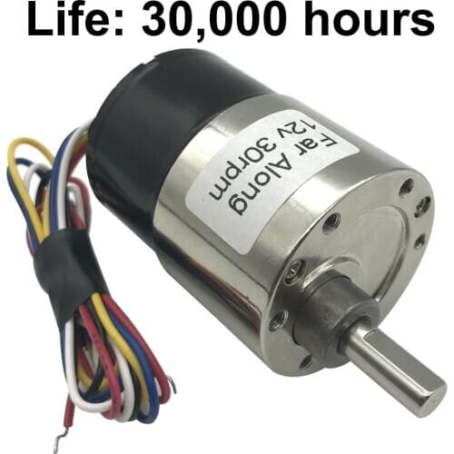 Long Life Brushless DC Gear Motor High Torque 12V 24V Slow Low Speed 5-600RPM BLDC Motors In DC Motor Reversed Adjustable Speed