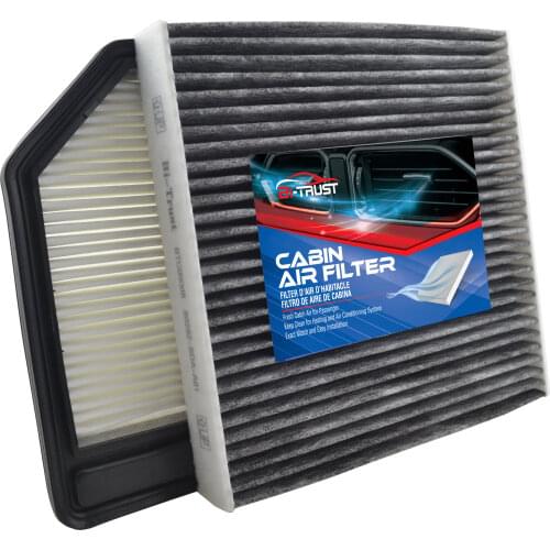 Bi-Trust Combo Set Engine & Carbon Cabin Air Filter for Honda Civic L4 1.8L 2006-2011 80292-TZ3-A41 CA1016