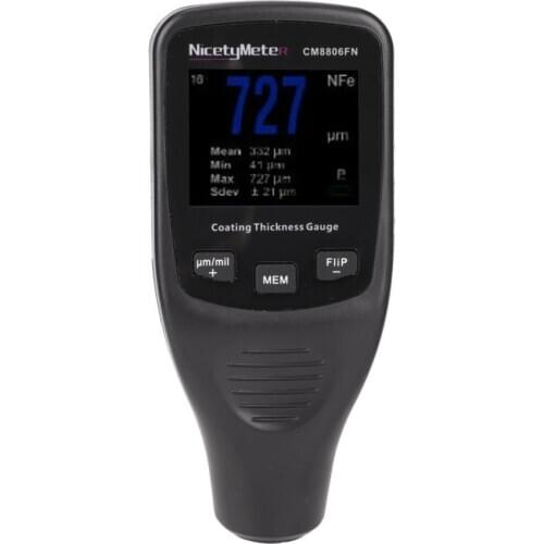 Fe & NFe 2 in 1 CM8806FN High Accuracy Digital Coating Thickness Gauge Meter Car Paint Tester Meter