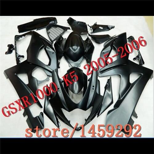 Hot sales For GSX-R 1000 2005-2006 ABS Fairing A GSXR1000 2005 2006 05 06 GSXR 1000 K5 mold Black BBF